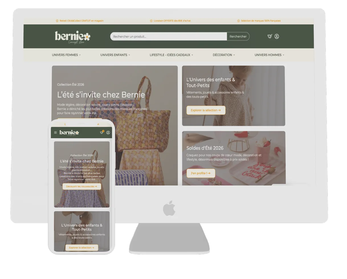 exemple de site internet créé par Seedweb pour une TPE